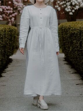 Organic Linen Maxi Dress